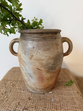 Load image into Gallery viewer, Large Vintage Stoneware Handled Pot

