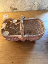 Load image into Gallery viewer, French Bleached Wicker Foraging Basket
