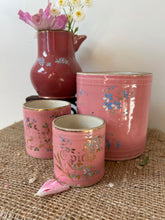 Load image into Gallery viewer, Lovely Set of 3 Pink St Uze Canisters
