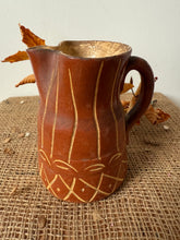 Load image into Gallery viewer, French Vintage Slip Ware Pottery Jug
