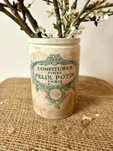 Load image into Gallery viewer, Wonderful Larger 2lb Stained Felix Potin Confiture Pot
