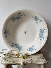 Load image into Gallery viewer, French Large Vintage Daisy Ironstone Bowl
