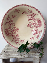 Load image into Gallery viewer, French Pink Transferware Wash Bowl
