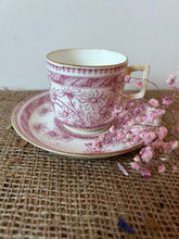 Load image into Gallery viewer, Pretty Pink Vintage Coffee Can and Saucer
