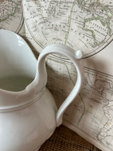 Load image into Gallery viewer, Crisp White French Ironstone Jug
