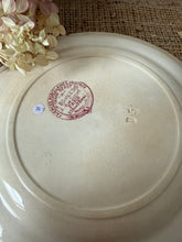 Load image into Gallery viewer, French Crazed and Buttery Pink Transferware Plate
