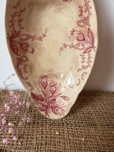 Load image into Gallery viewer, Stunning Buttery Pink Transferware Ravier
