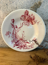 Load image into Gallery viewer, French Gien Pink Poppy Transferware Dish
