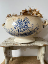Load image into Gallery viewer, Large French Blue Transferware Soupiere
