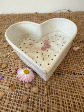 Load image into Gallery viewer, Gorgeous French Ironstone Heart Faisselle

