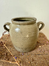 Load image into Gallery viewer, French Vintage Earred Confit Pot
