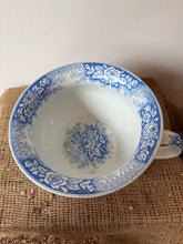 Load image into Gallery viewer, French Vintage Blue and White ‘Jardiniere’ Pot
