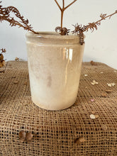 Load image into Gallery viewer, French Buttery and Crazed Ironstone Jar
