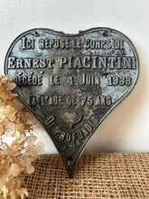 Load image into Gallery viewer, Rustic French Memorial Plaque
