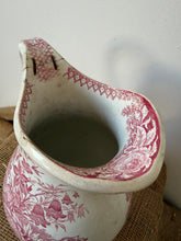 Load image into Gallery viewer, French Stapled Large a Sarreguimes Jardiniere Jug
