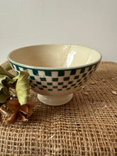 Load image into Gallery viewer, French Green Checked Cafe au Lait
