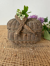 Load image into Gallery viewer, French Mini Bressan Wicker Basket
