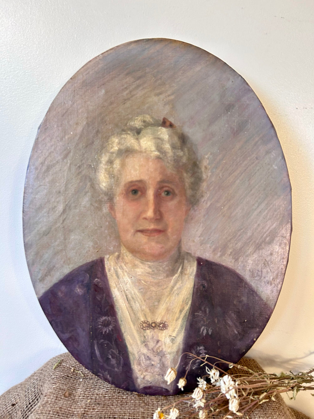 Beautiful Portrait oil on Canvas
