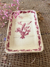 Load image into Gallery viewer, French Pink Ironstone Soap Dish
