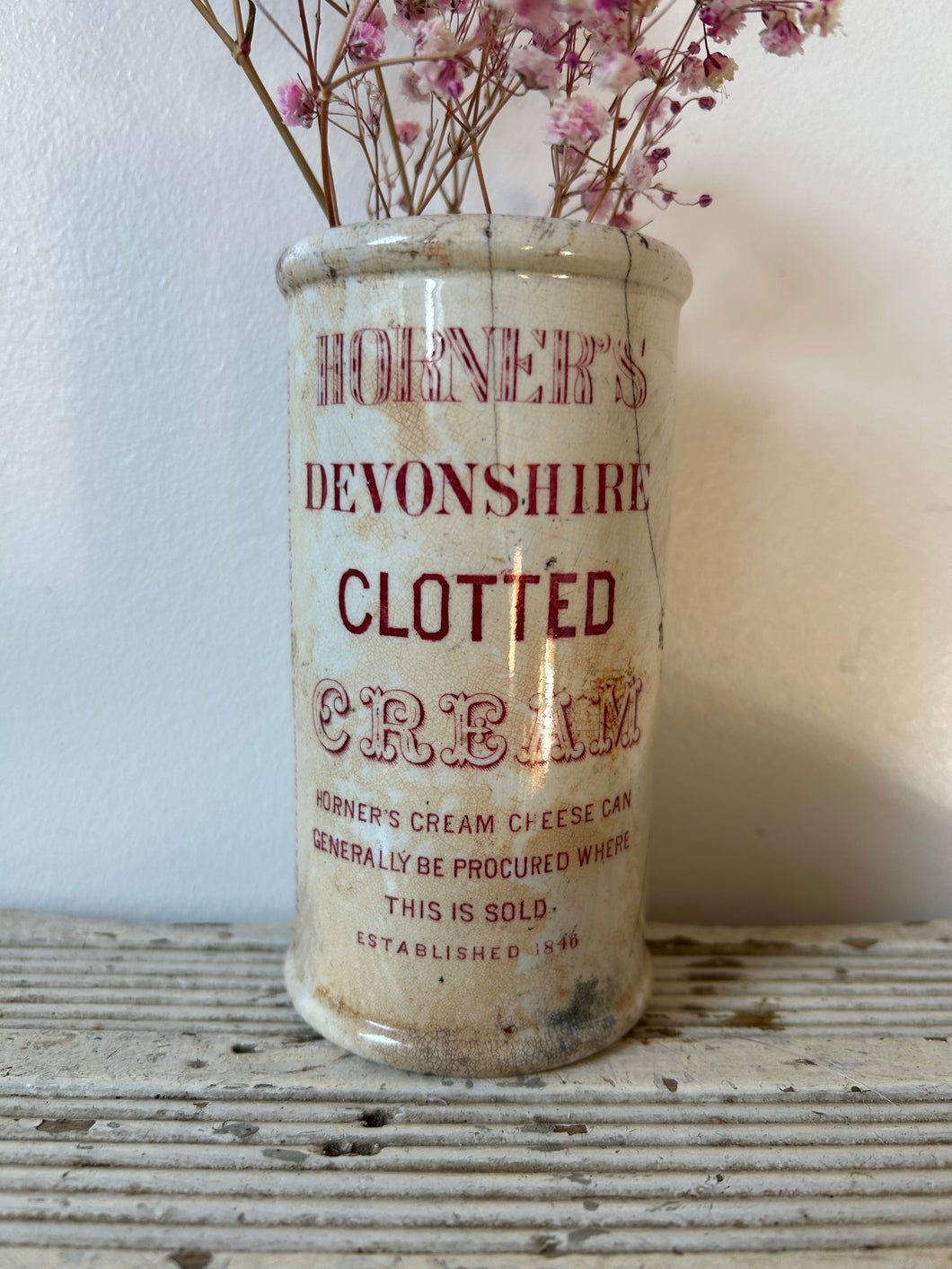 Horner’s Clotted Cream Ironstone Pot