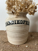 Load image into Gallery viewer, Worn &amp; Weathered Damaged Edwardian Candied Peel Storage Pot
