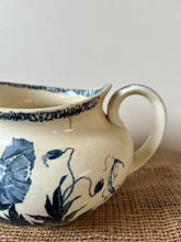 Load image into Gallery viewer, French Blue and Off White   Ironstone Jug
