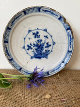 Load image into Gallery viewer, French Antique Floral Stapled Plate
