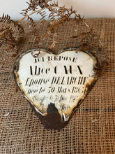 Load image into Gallery viewer, French Vintage Enamel Heart
