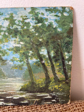 Load image into Gallery viewer, French Woodland Oil on Card
