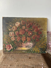 Load image into Gallery viewer, French Vintage Rustic Oil on Canvas
