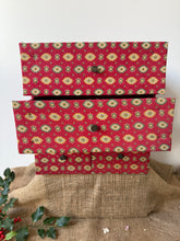 Load image into Gallery viewer, Set of French Fabric Covered Vintage Drawers
