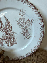 Load image into Gallery viewer, French Vintage Neutral Brown Transfeware Plate
