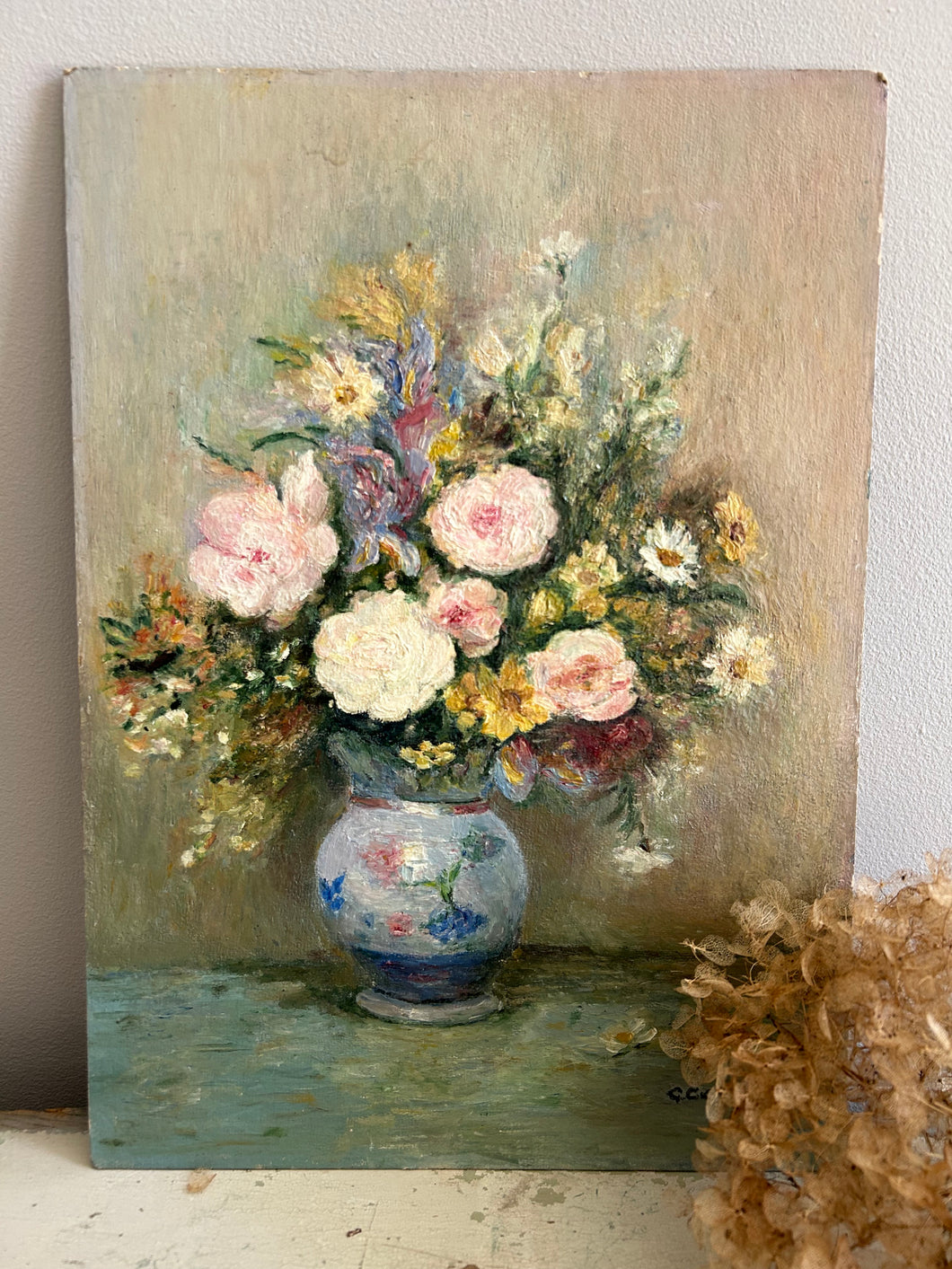 Pretty Floral Oil Painting