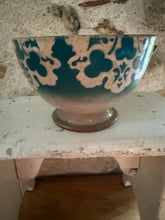 Load image into Gallery viewer, Rustic Choisy du Roi Dark Green Handled Cafe au Lait

