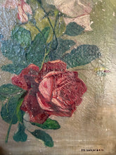 Load image into Gallery viewer, French Antique Roses Oil on Canvas
