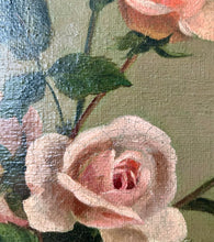 Load image into Gallery viewer, Original Vintage Rose Oil on Canvas
