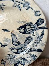 Load image into Gallery viewer, French Transferware Bird Plate
