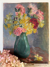 Load image into Gallery viewer, Very Pretty French Floral Oil Painting
