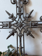 Load image into Gallery viewer, French Vintage Cast Iron Cross
