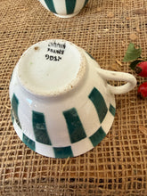 Load image into Gallery viewer, Pair of French Vintage Green Digoin Cups
