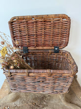 Load image into Gallery viewer, French Vintage Wicker Basket

