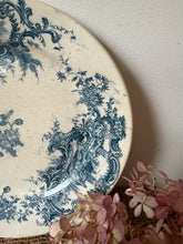 Load image into Gallery viewer, Pretty French Blue Transferware Plate
