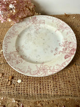 Load image into Gallery viewer, French Vintage Crazed and Mottled Pink Plate

