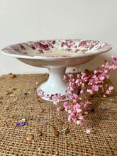 Load image into Gallery viewer, French Vintage Deep Pink Raised Compote
