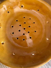 Load image into Gallery viewer, Beautiful Vintage Ochre Toned Berry Drainer
