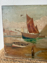 Load image into Gallery viewer, Gorgeous French Sailing Boat Oil on Canvas

