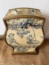 Load image into Gallery viewer, Vintage Toile de Jouy French Wooden Box
