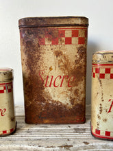 Load image into Gallery viewer, French Rustic Set of Kitchen Canisters

