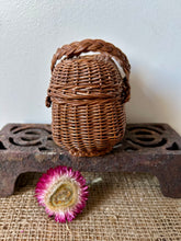 Load image into Gallery viewer, French Miniature Wicker Basket
