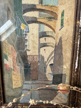 Load image into Gallery viewer, Gentle French Framed Painting Dated 1941
